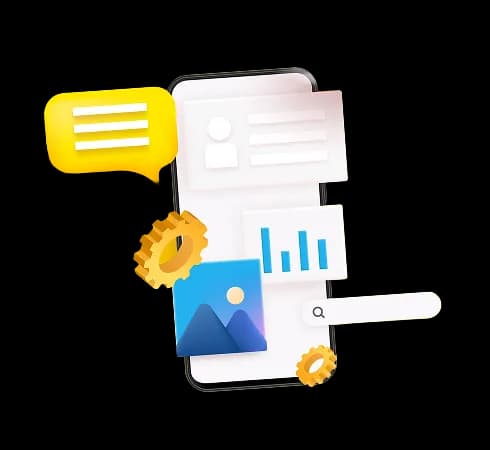 Mobile phone illustration